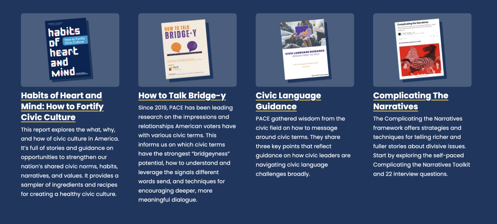 A preview of resources on civic culture.